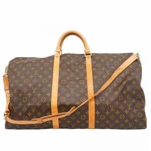 LOUIS VUITTON Brown Monogram Boston Bag
